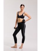Schwarze Flow-Leggings