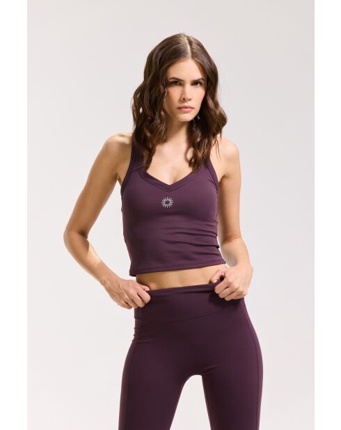 Top Karma morado