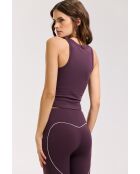 Top Karma morado