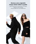 Lunettes Connectées AI avec Caméra 8MP & Audio Bluetooth