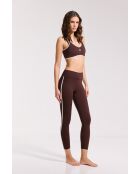Braune Flow-Leggings