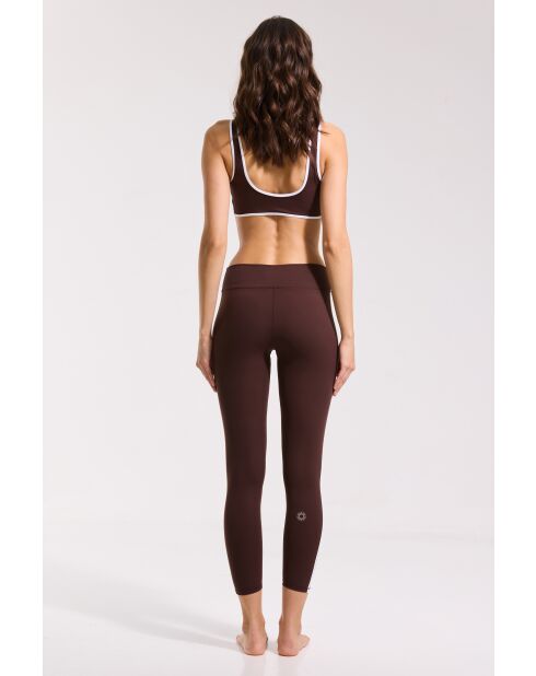 Braune Flow-Leggings
