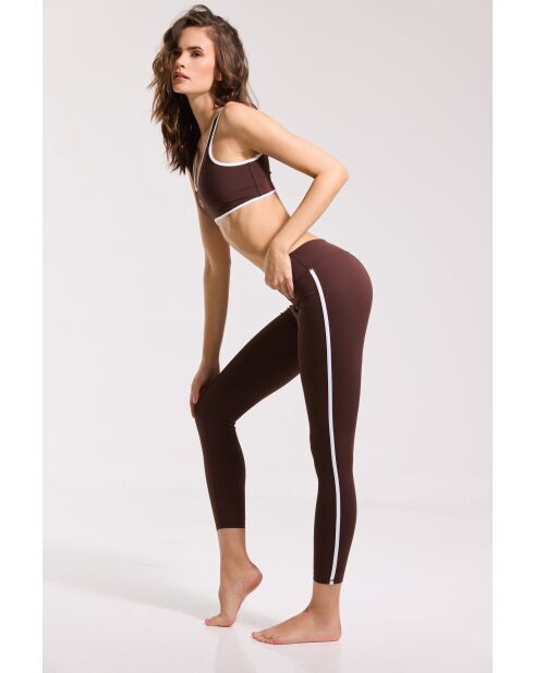 Braune Flow-Leggings