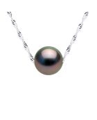 Collier Prestige en or blanc & perle de culture de Tahiti black tahiti