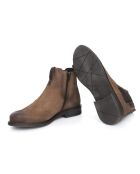 Bottines Sirel Chelsea en daim marron