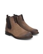 Bottines Sirel Chelsea en daim marron