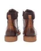 Boots Nisti en cuir marron