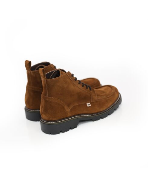 Stivali Lentor in pelle marrone