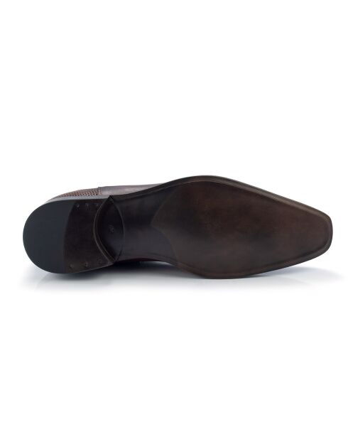 Prusia Chelsea-Stiefel aus braunem Leder