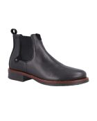 Boots Palimens Chelsea en cuir noires