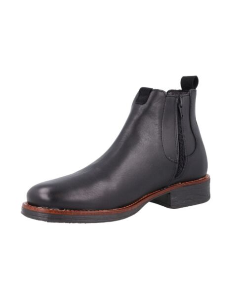 Boots Palimens Chelsea en cuir noires