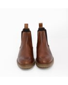 Boots Chelsea Taker en cuir marron