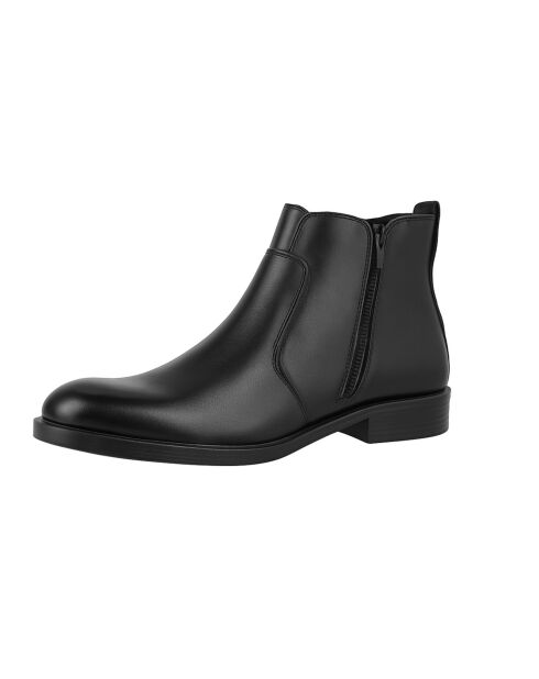 Ranier Chelsea-Stiefel aus Leder in Schwarz
