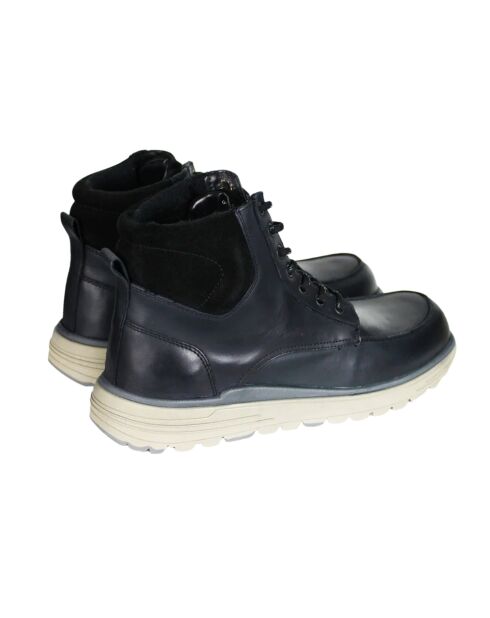 Hubert zwarte leren laarzen