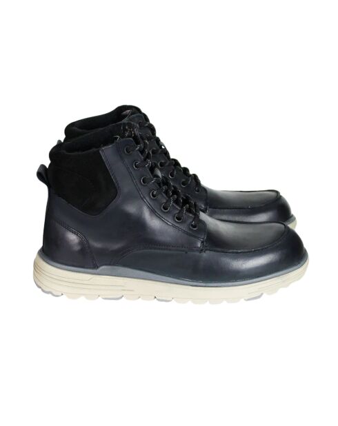 Hubert zwarte leren laarzen