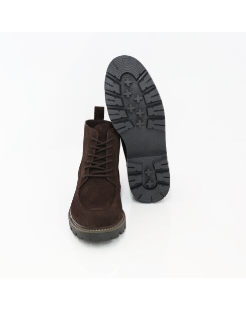 Stivali Lentor in pelle marrone