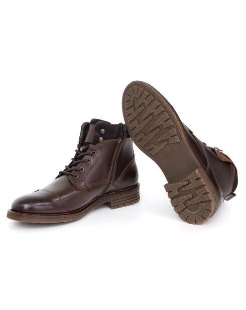 Stivali Baktramin in pelle marrone