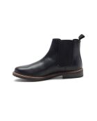 Boots Chelsea Vipame en cuir noires