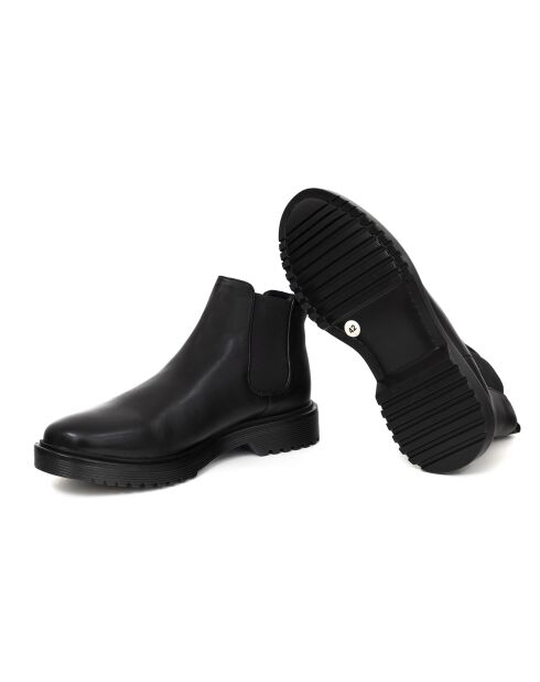 Boots Bernal Chelsea en cuir noires