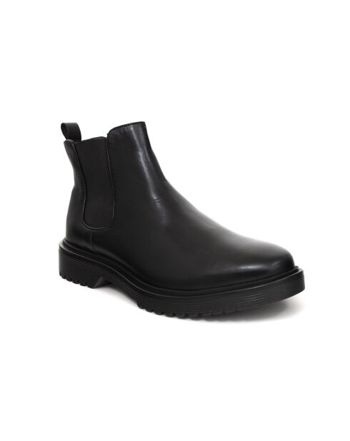 Boots Bernal Chelsea en cuir noires