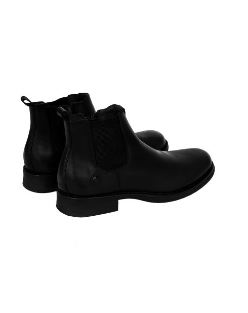 Boots Chelsea Mofor en cuir noires