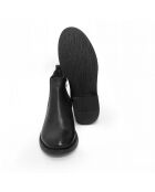 Boots Chelsea Mofor en cuir noires