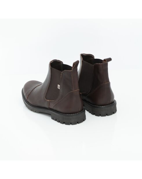 Movar Chelsea-laarzen in bruin leer