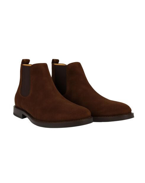 Boots Chelsea Sebron en daim marron
