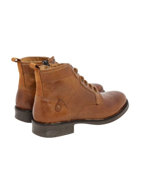 Stivali Trevol in pelle marrone