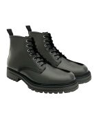 Lamir zwarte leren laarzen