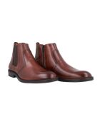 Boots Chelsea Parvila en cuir marron