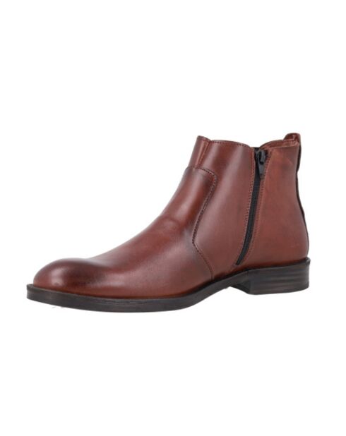 Boots Chelsea Parvila en cuir marron
