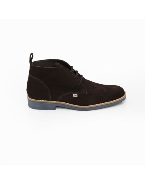 Stivali Morlis in pelle marrone