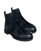 Boots Vilmar en cuir noires