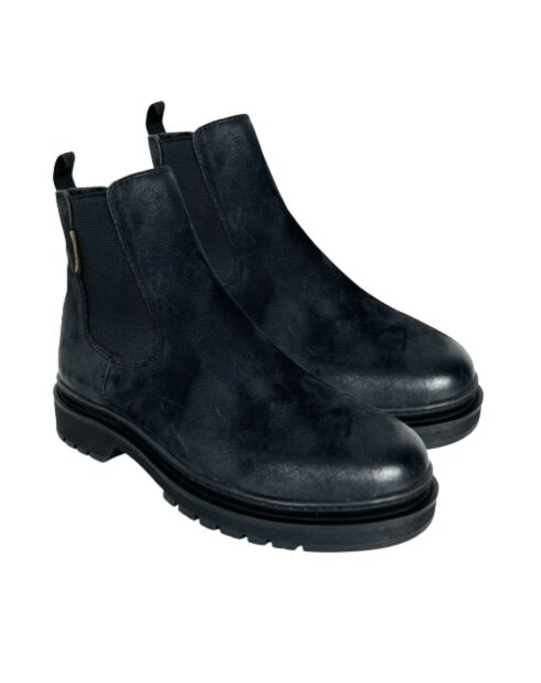Boots Vilmar en cuir noires