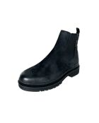 Boots Vilmar en cuir noires