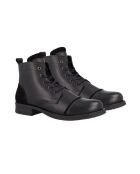 Schwarze Lederstiefel Corvia