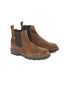 Bottines Chelsea Sonip en daim marron