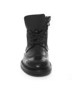 Schwarze Lederstiefel Nistal