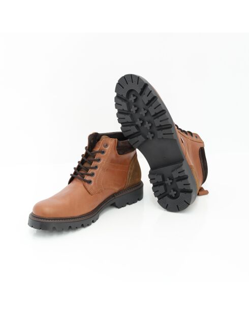 Boots Chelsea Somal en daim marron