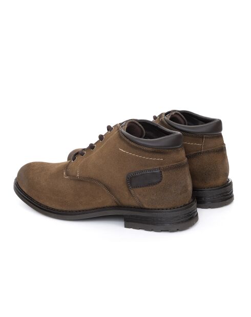 Botas Simara de gamuza marrón