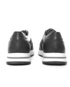 Sportschuhe Uliven aus schwarzem Leder