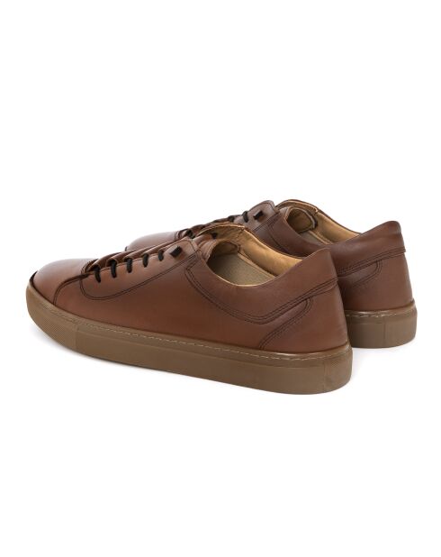 Braune Ledersneaker Valior