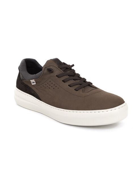 Bruine leren sneakers van Nitovi