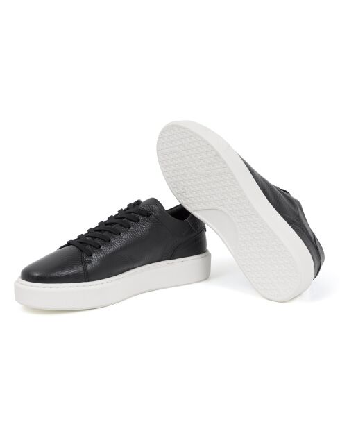 Sneakers Melin aus schwarzem Leder