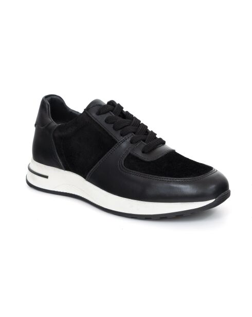 Scarpe sportive Verina in pelle nera