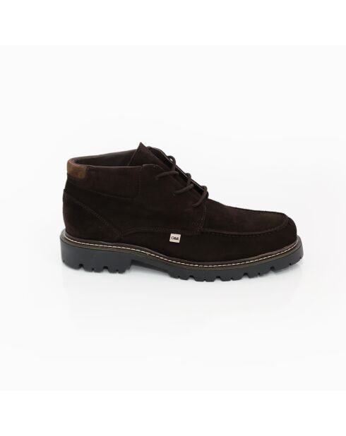 Boots Sopi en daim marron