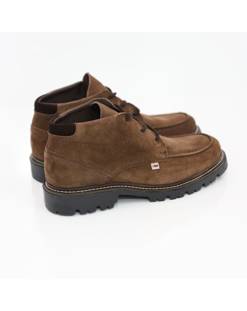 Boots Sopi en daim camel