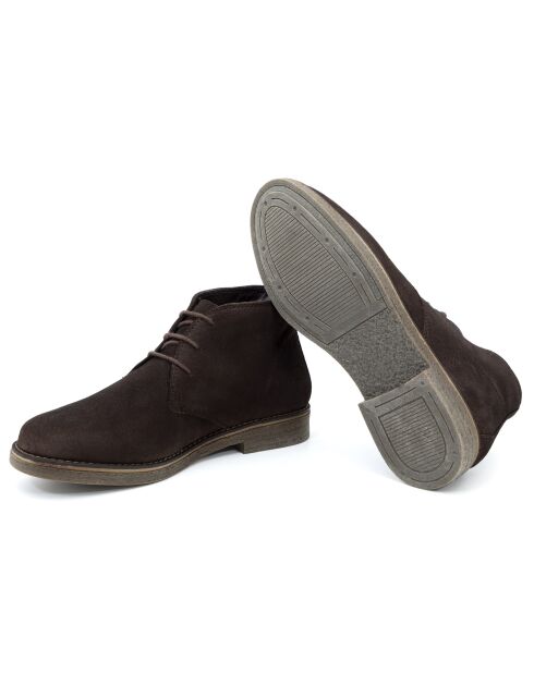 Botas Solun de gamuza marrón