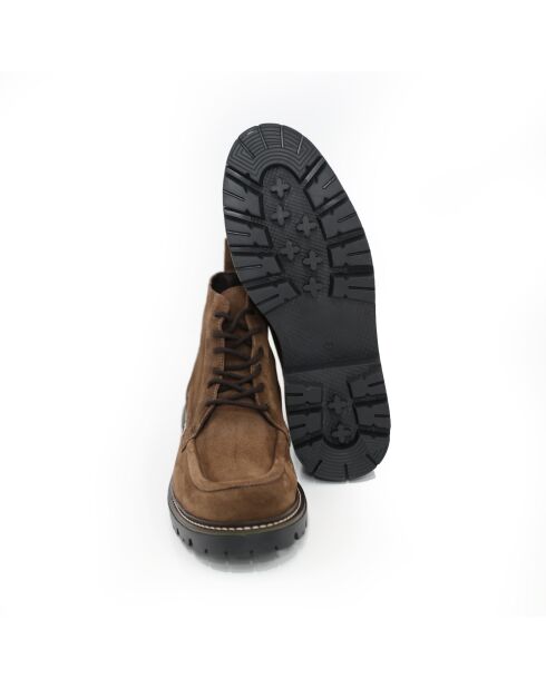 Braune Wildlederstiefel Lentor